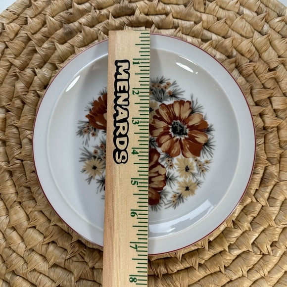 Royal Domino Collection Plate MountainWood‎ Japan Floral Decor - Picture 3 of 5